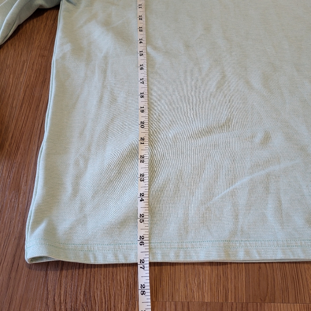Vineyard Vines Saltwater Quarter Zip Pullover Sweater Teal‎ Aqua Men's Medium - Picture 6 of 10